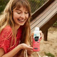 Thumbnail for A person showing All Good SPF30 Kids Mineral Sunscreen Spray, 6 oz