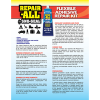 Thumbnail for Atsko Repair-All by Sno-Seal - 2oz Flexible Adhesive with Repair Kit instruction