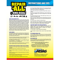 Thumbnail for Atsko Repair-All by Sno-Seal - 2oz Flexible Adhesive with Repair Kit more instructions
