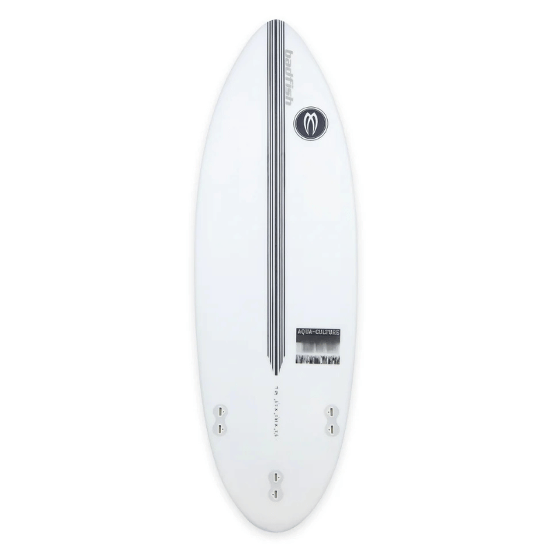 Badfish Aqua Culture 5'2" River Shortboard | 30L FCS Tri-Fin Surfboard
