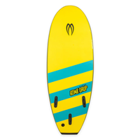 Thumbnail for Badfish Bomb Drop 5' River Shortboard - Olive | High-Performance Soft-Top Foamie Bottom