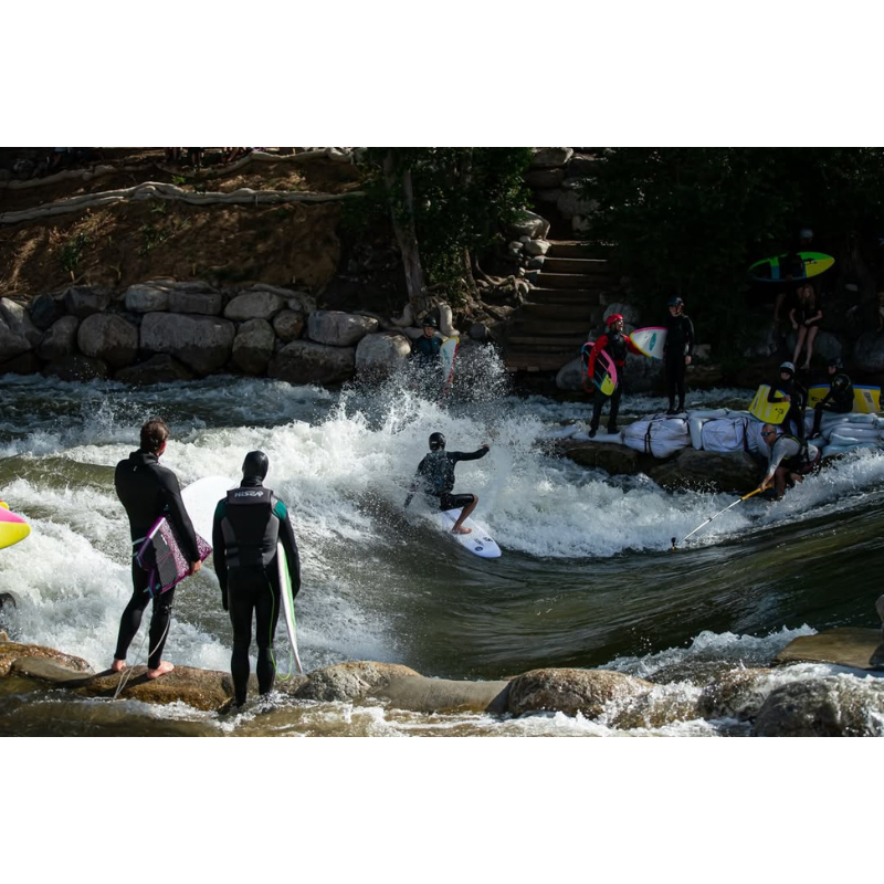 Badfish Field Dresser 5'4" River Surfboard | High Performance 24L Fish Lifestyle Photo