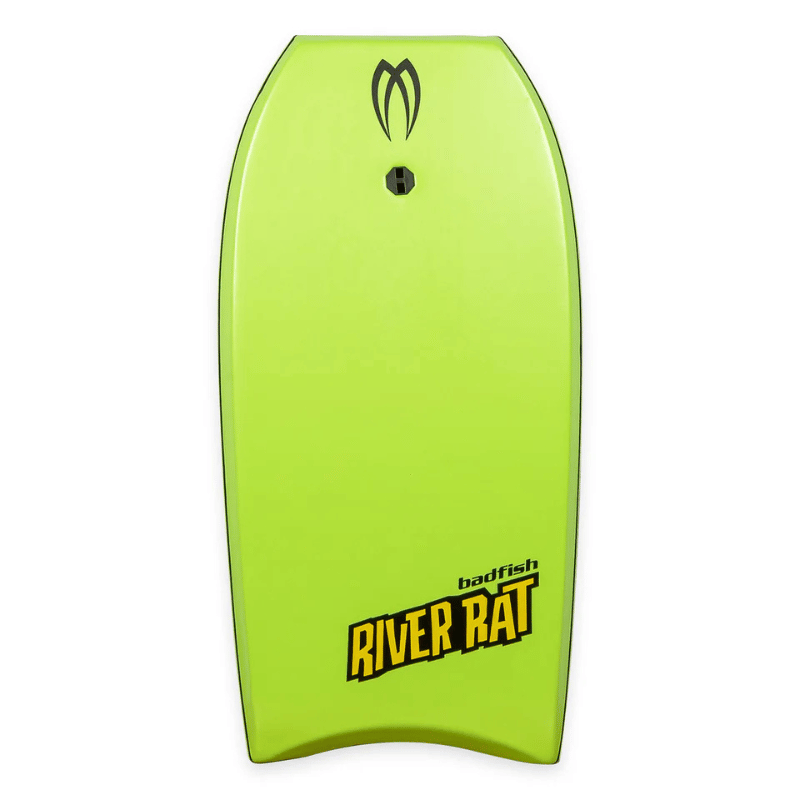 Badfish River Rat 40" River Surfing Bodyboard | High-Performance Whitewater Board -  Lime