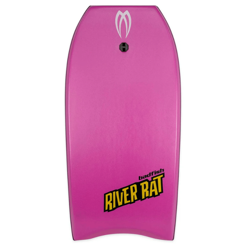 Badfish River Rat 40" River Surfing Bodyboard | High-Performance Whitewater Board - Pink