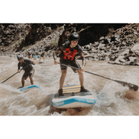 Thumbnail for Badfish Rivershred 9' Inflatable Stand Up Paddle Board | 2026 Whitewater SUP Lifestyle Photo