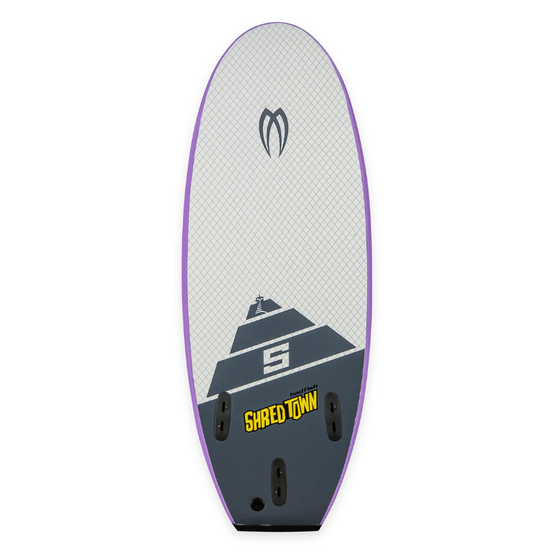 Badfish ShredTown 4’6” River Shortboard | High-Performance Foam Surfboard - Good Wave