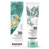 Thumbnail for Badger SPF30 1.7 oz Face Mineral Sunscreen Lotion