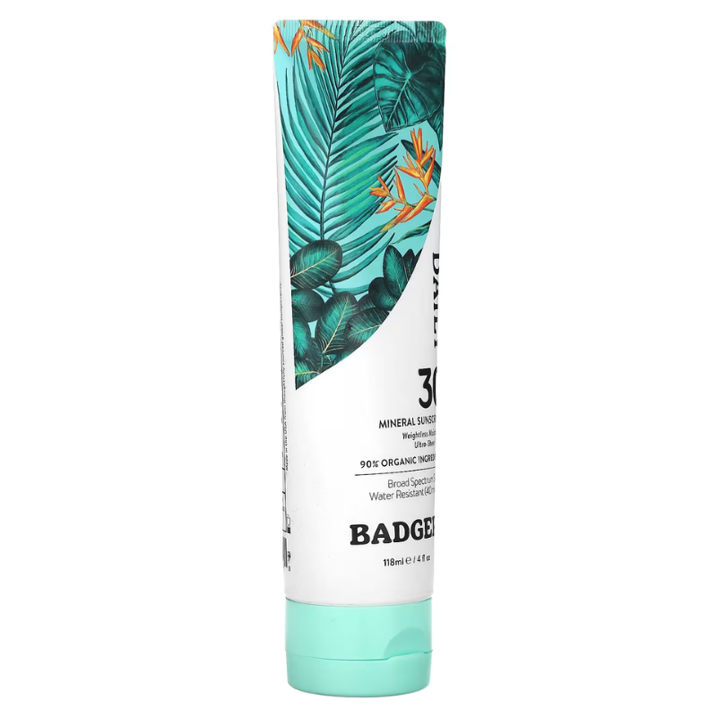 SPF30 4 fl oz (118 ml) Daily Mineral Sunscreen From Badger