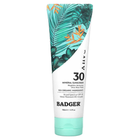 Thumbnail for Badger SPF30 4 fl oz (118 ml) Daily Mineral Sunscreen Lotion Side