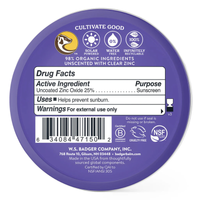 Thumbnail for Badger 2.4 oz SPF 50 Adventure Mineral Sunscreen Tin Back