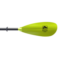 Thumbnail for Bending Branches Sunrise Glass 2‑Piece Kayak Paddle — Green Right blade