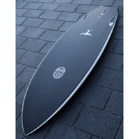 Thumbnail for Bottom of Surfboard Trading Co. Swallow Fish Carbon Bomb Proof Tech Shortboard