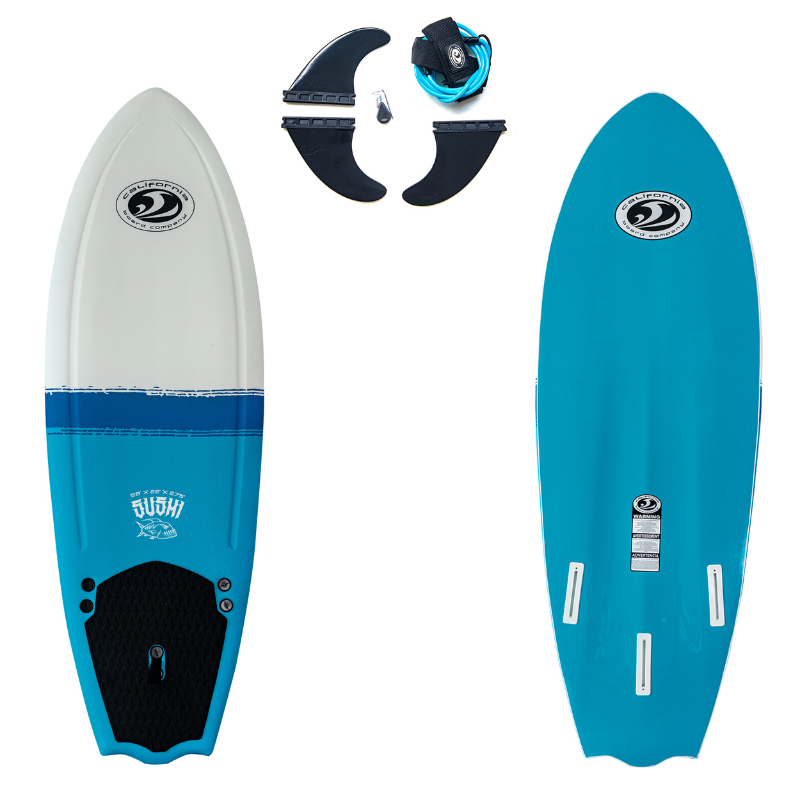 CBC 5'8" Sushi Foam Surfboard Soft Top