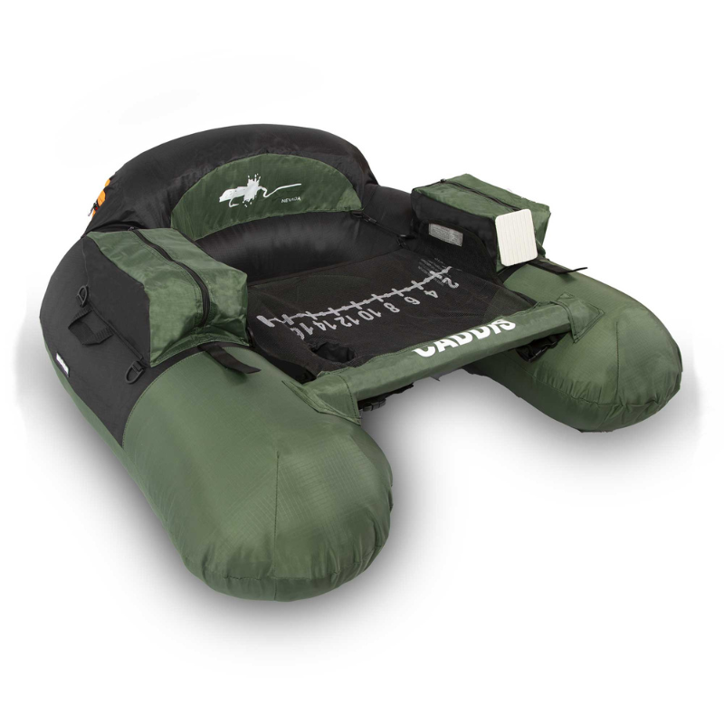 Caddis Sports Nevada 46"x42" Float Tube | Green Inflatable Fishing Boat 