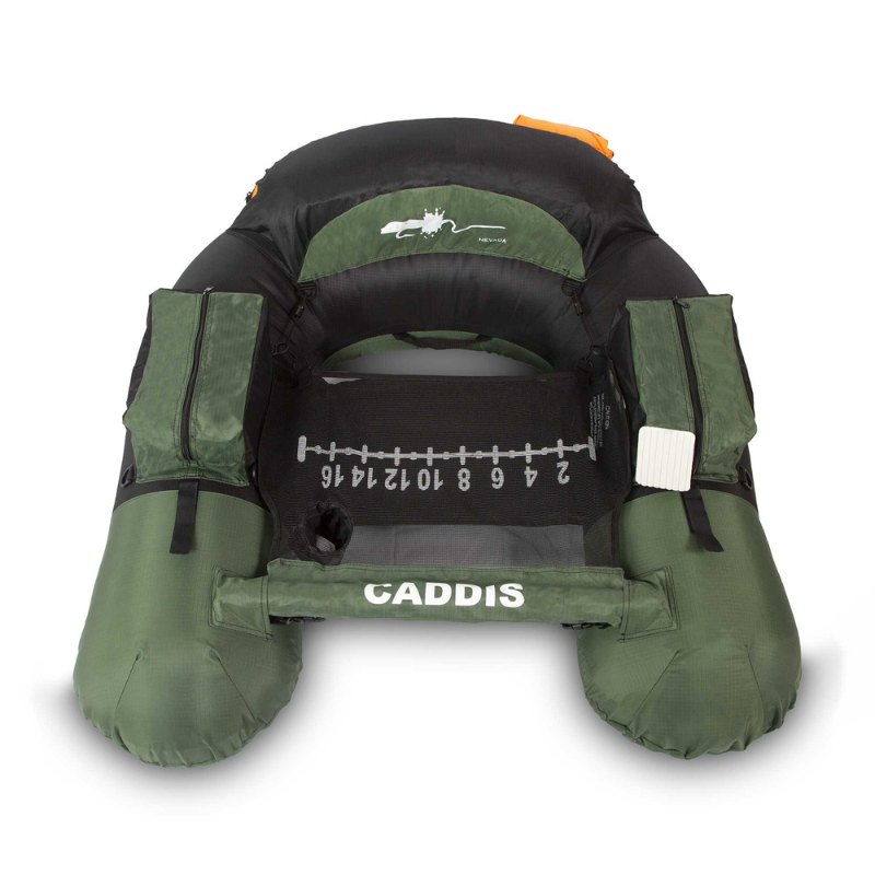 Caddis Sports Nevada 46"x42" Float Tube | Inflatable Fishing Boat Green