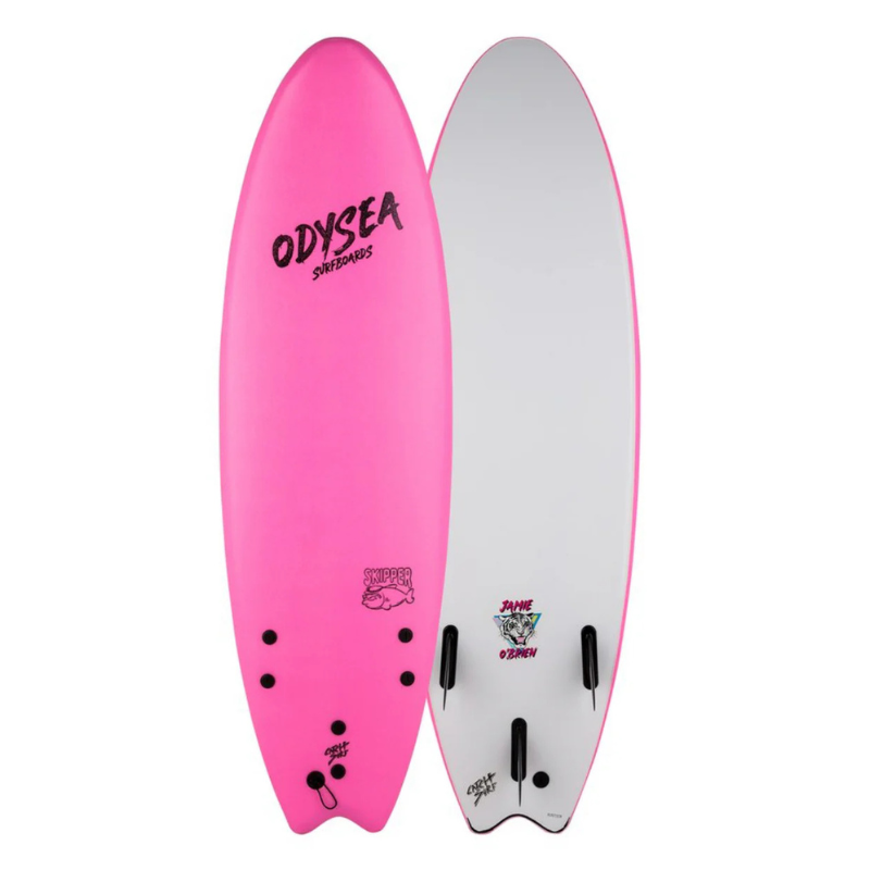 Catch Surf Odysea 5'6" Skipper JOB Foam Surfboard – Hot Pink (Jamie O'Brien) | Soft-top Foamie
