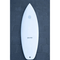 Thumbnail for Closeup of Surfboard Trading Co. Halligan Carbon Bomb Proof Tech High-Performance Shortboard Board