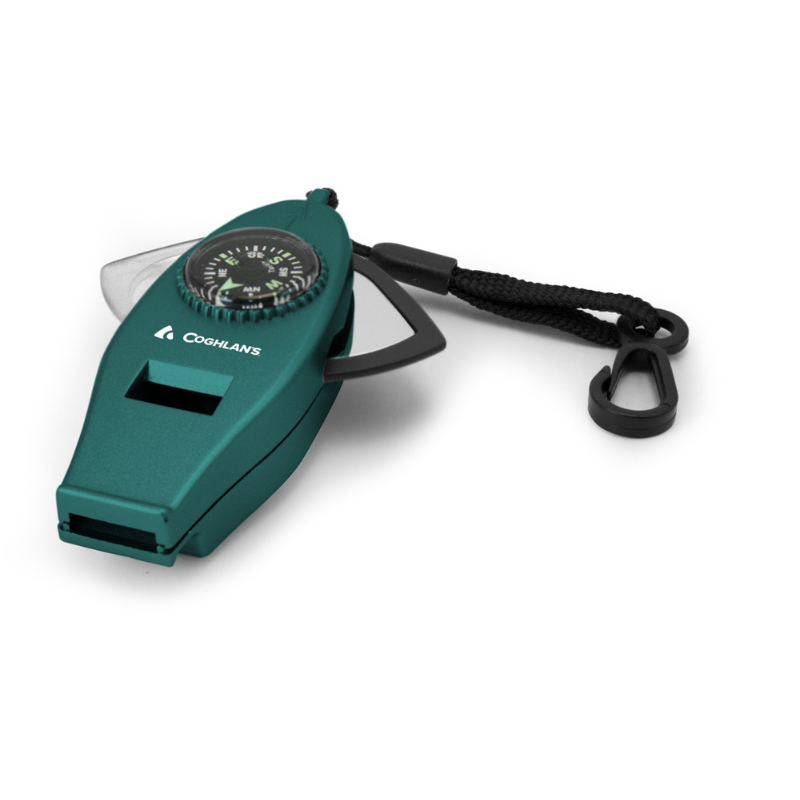Coghlan's Six Function Whistle/Compass/Thermometer Multi-Tool Green