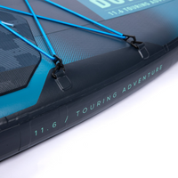 Thumbnail for Deck of a blue Jobe Aero Duna 11’6” Inflatable Paddle Board iSUP