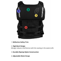 Thumbnail for Detailed features of Old Town Solitude II Men's Foam Life Jacket - Black Back