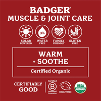 Thumbnail for Features of Badger Sore Muscle Rub Tin - Natural & Organic
