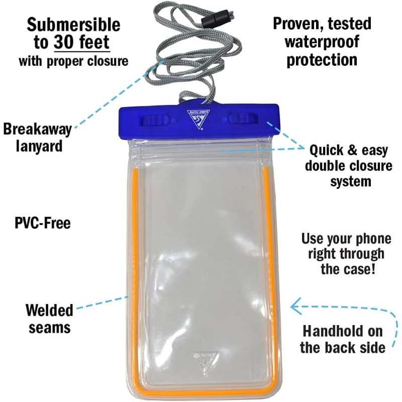 Features of Seattle Sports E‑merse Deeper 32" Waterproof Phone Case