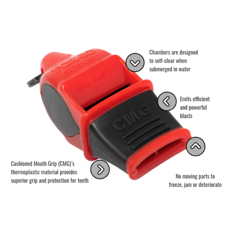 Fox 40 Sonik Blast CMG Whistle Features