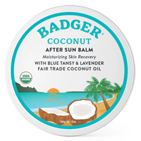 Thumbnail for Front of Badger 2 oz Coconut After Sun Balm - Organic Skin Moisturizer