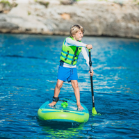 Thumbnail for Front view of a child on Jobe Aero Yama 8’6” Inflatable Paddle Board iSUP