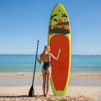 Thumbnail for yellow inflatable sup at beach