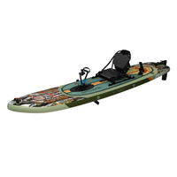 Thumbnail for Funwater Malolo Light 12' SUP-Yak Inflatable Fishing Paddle Board Package with Paddle-Drive System