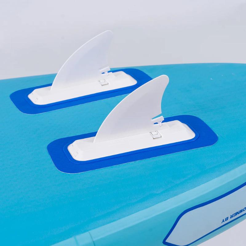Funwater Nawair 10' Foldable Inflatable Paddle Board - Navy/White | Compact Travel SUP Fins