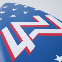 Thumbnail for Funwater Nawakar 11' American Flag All-Around Inflatable Paddle Board SUP