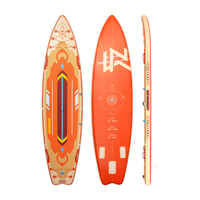 Thumbnail for Funwater Nawakar 13' Ultimate Inflatable Family Paddle Board - Sunset | Multi-Person SUP