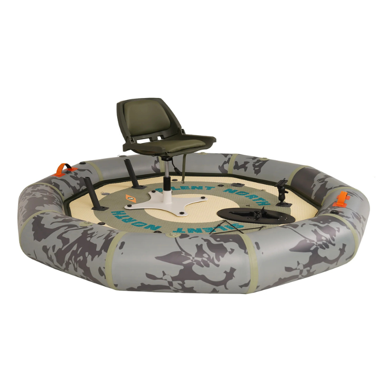 Funwater Portafish Ultra Polygon 7'10" Inflatable Floating Platform for 1 or 2 person