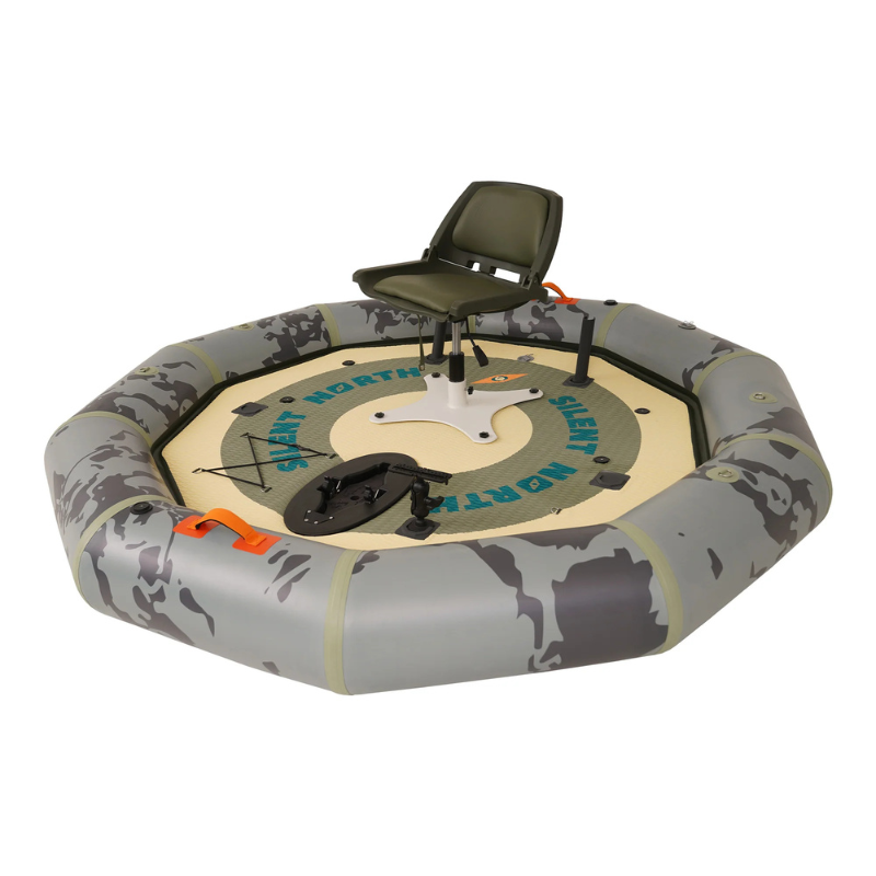 Funwater Portafish Ultra Polygon 7'10" Inflatable Floating Platform for Fishing