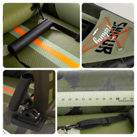 Thumbnail for Funwater Silent North Bonito 12’6” Inflatable Tandem Fishing Kayak Close up photos