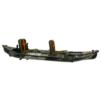 Thumbnail for Funwater Silent North Bonito 12’6” Inflatable Tandem Fishing Kayak