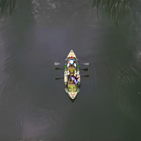 Thumbnail for Funwater Silent North Bonito 12’6” Inflatable Tandem Fishing Kayak lifestyle Photo