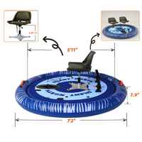 Thumbnail for Funwater SpinFish Pro 360° Inflatable Floating Fishing Circular Boat Dimensions