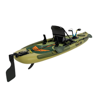 Thumbnail for Funwater Trevally 12' Inflatable SUP-Yak Hybrid Fishing Kayak with Paddle Drive System