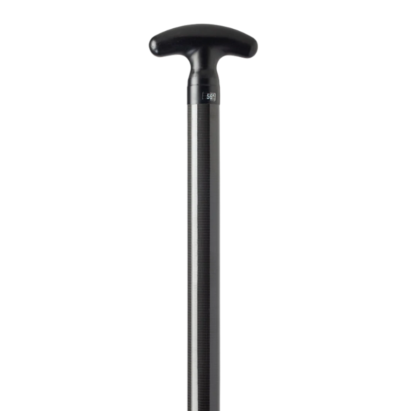 Handle of a AQUA BOUND 56” Edge Carbon Paddle for canoe