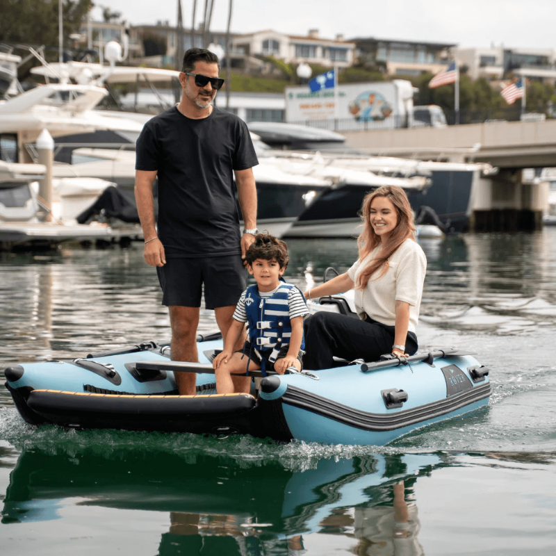 Happy Family on Rover Marine Battle Cat