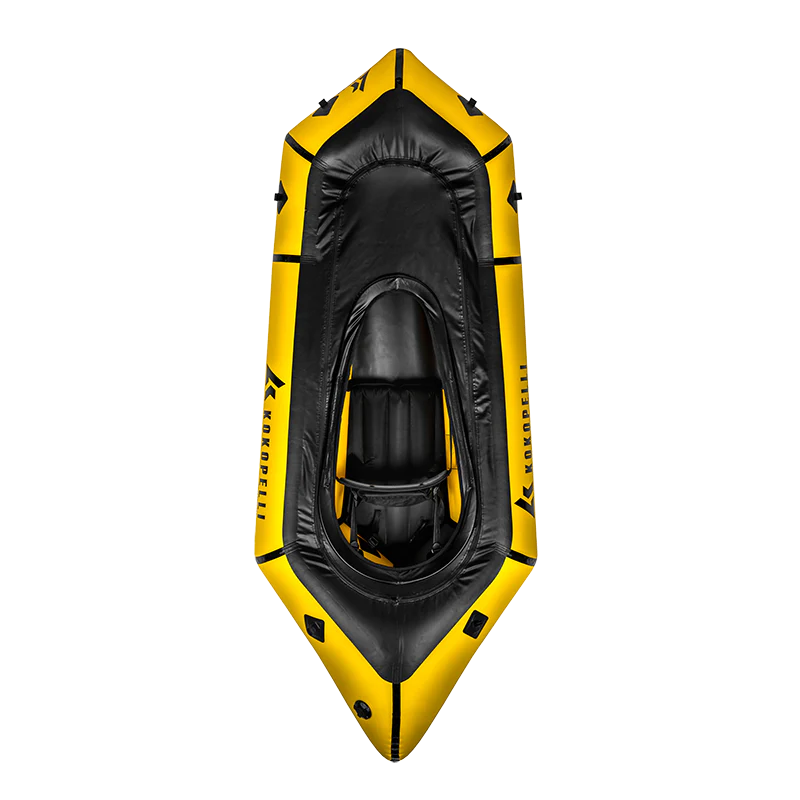 Kokopelli Rogue R-Deck Packraft w/ TiZip – Yellow