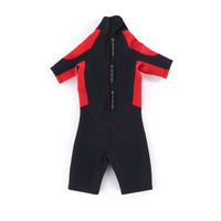 Thumbnail for Level Six Shorty Neoprene child Wetsuit Red/Black