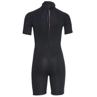Thumbnail for Level Six Youth Shorty Neoprene Wetsuit - Black Back