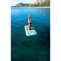 Thumbnail for Lifestyle Photo of Aqua Marina 8’2” Peace 2020 Fitness Inflatable Floating Yoga Mat