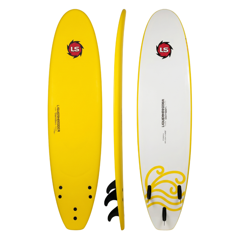 Liquid Shredder Storm Born High Performance Soft Top Surfboard (EPS Foam)