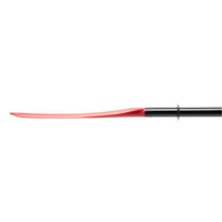 Thumbnail for Manta Ray Fiberglass 2-Piece Snap-Button Kayak Paddle left blade horizontal view