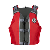Thumbnail for Mustang Survival APF (All Person Fit) Foam Life Jacket - Red/Grey